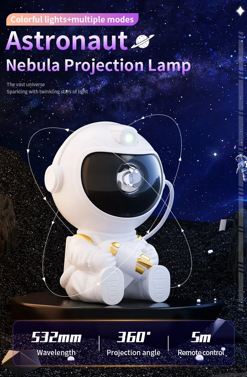 Velmora AstroBaby LED Star Galaxy Projector