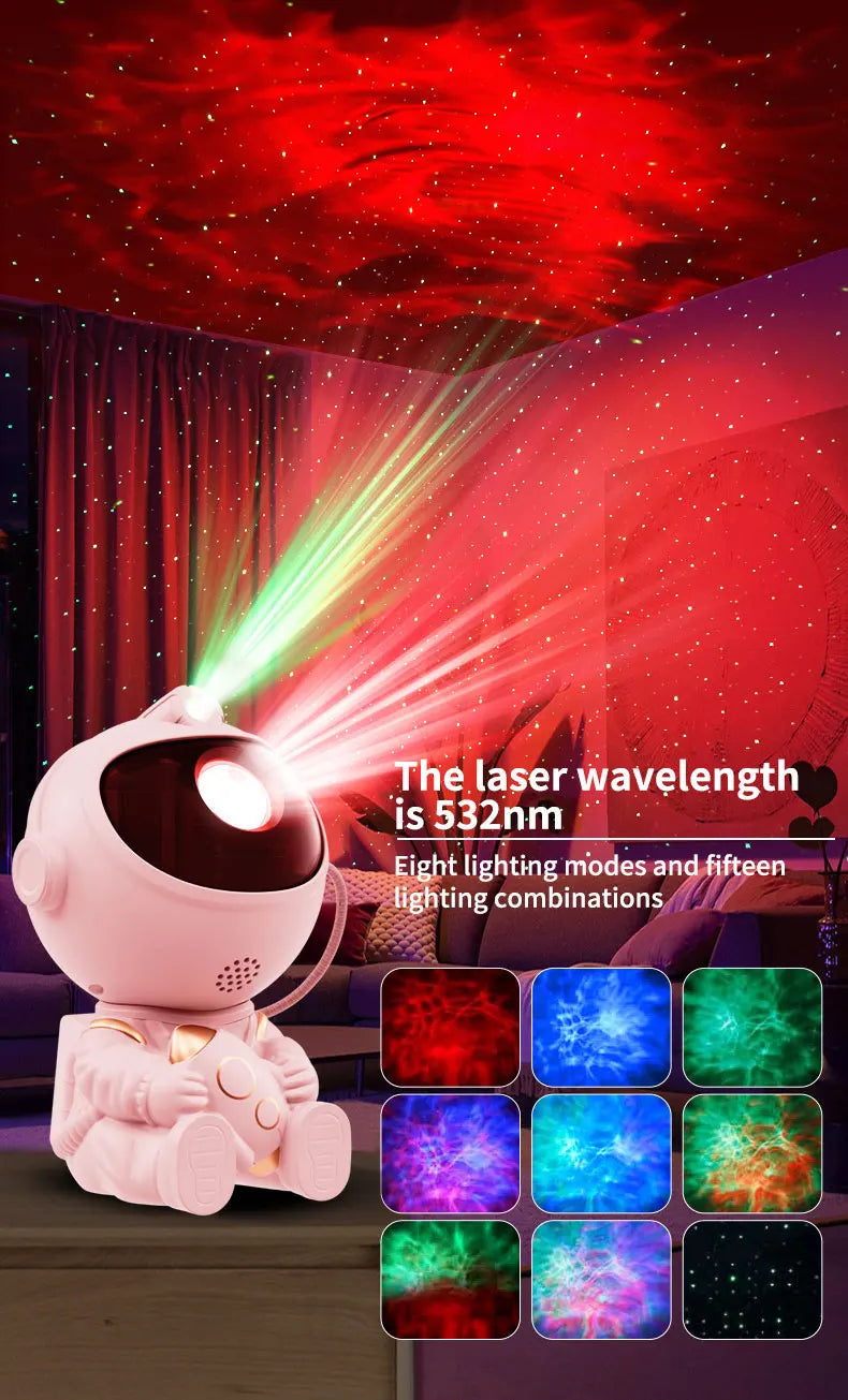 Velmora AstroBaby LED Star Galaxy Projector