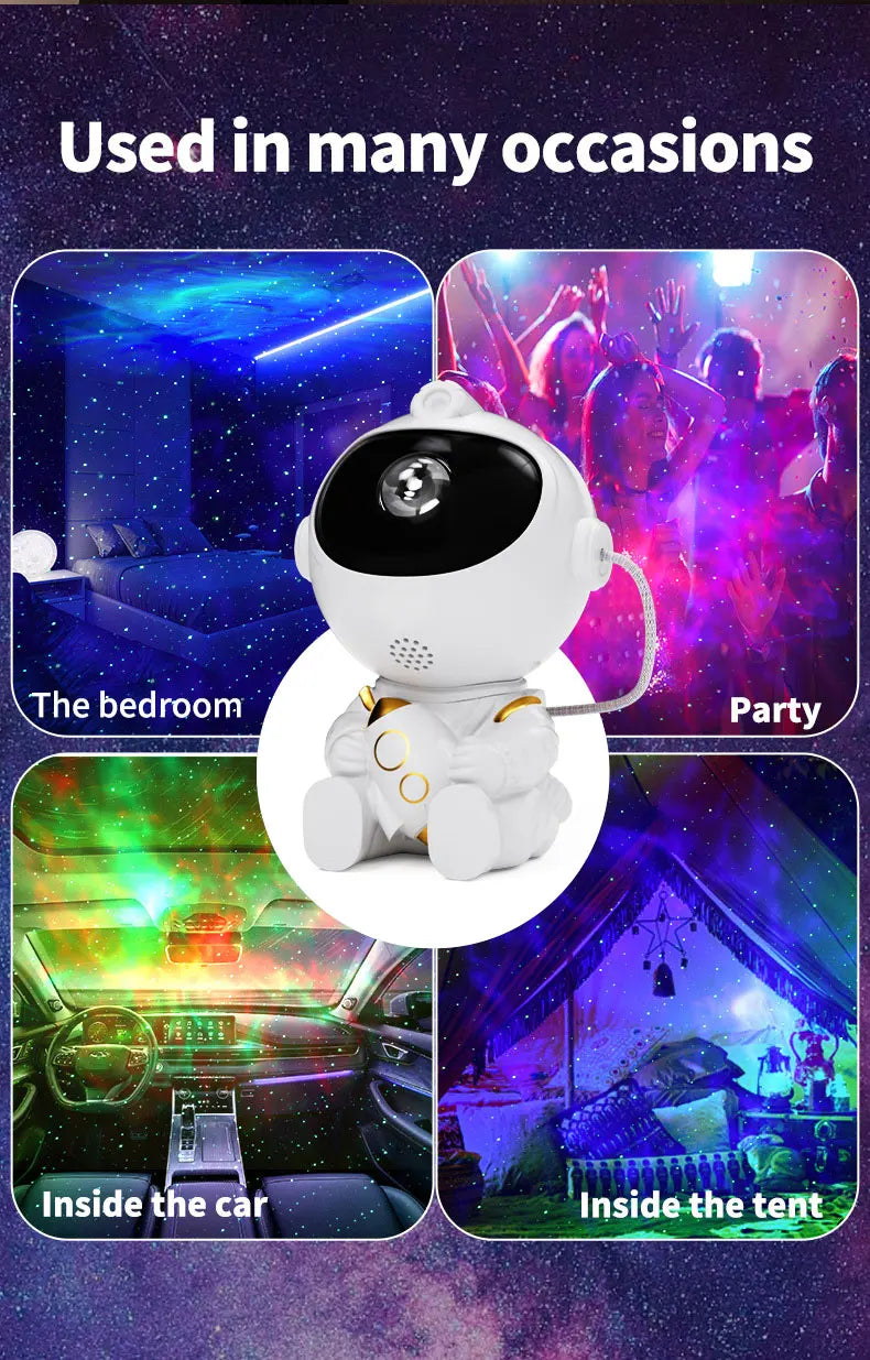 Velmora AstroBaby LED Star Galaxy Projector